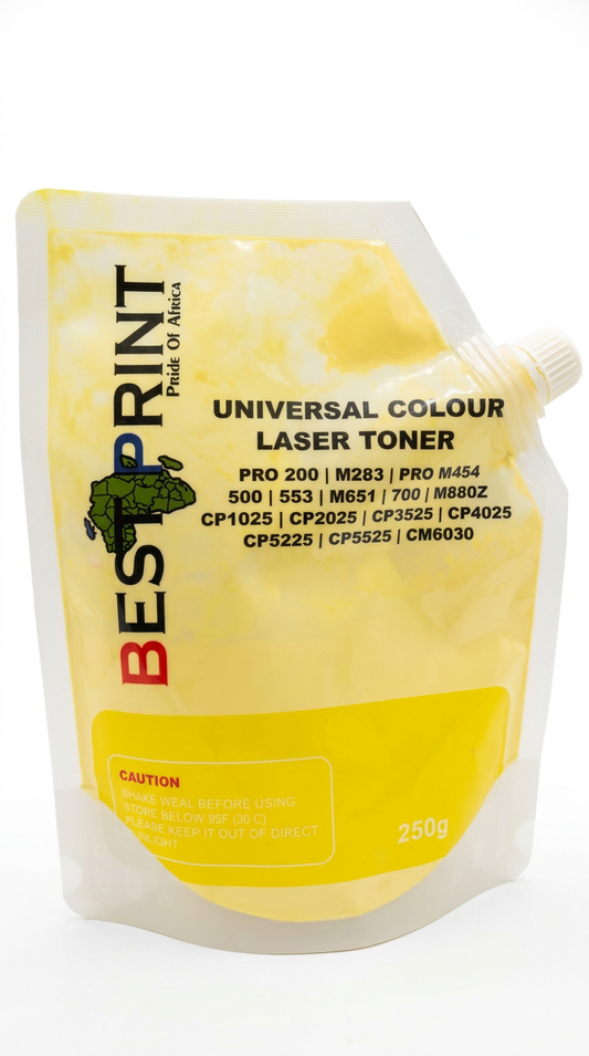 HP UNIVERSAL COLOUR REFILL YELLOW 250G