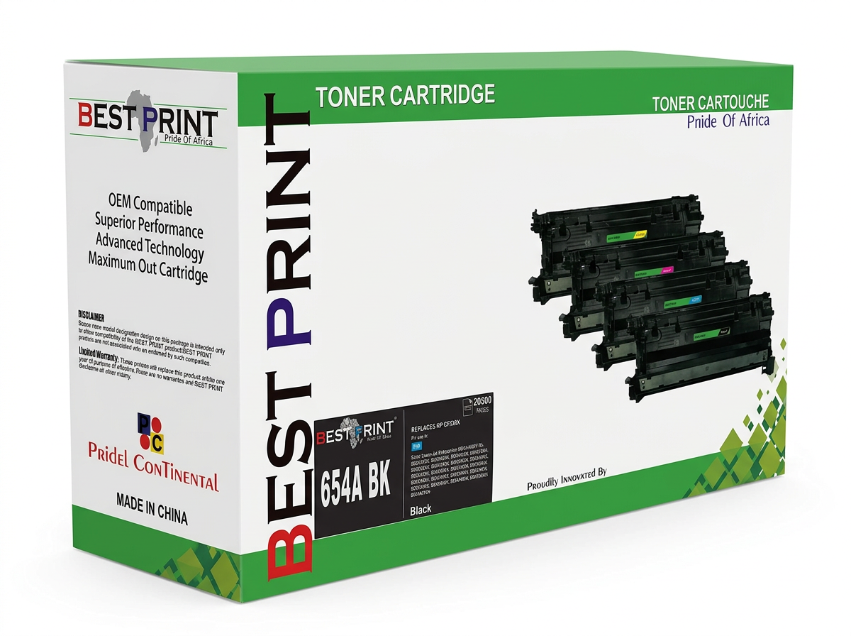 BEST PRINT 654A BLACK TONER CARTRIDGE