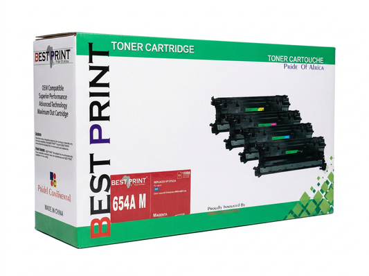 BEST PRINT 654A MAGENTA TONER CARTRIDGE